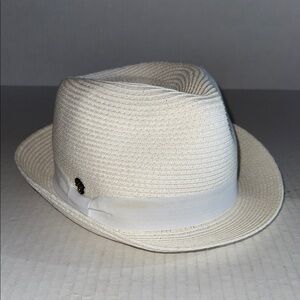 Tommy Bahama White Fedora Hat